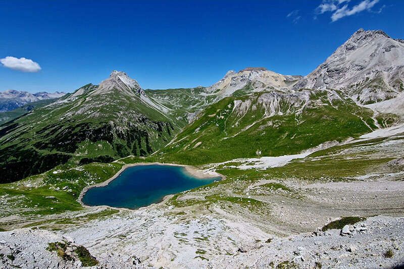 Hintersee beim Kaiserjochhaus in Tirol