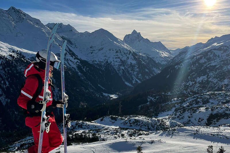 Skisafari im Skigebiet Arlberg mit Skilehrerin 